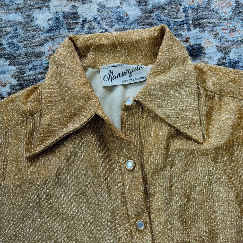 Vintage 1970s Huey Waltzer Cocktail Hostess Dress for Mannequinn Size 10 - Picture 6 of 12